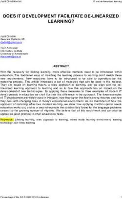 DOES IT DEVELOPMENT FACILITATE DE-LINEARIZED LEARNING?