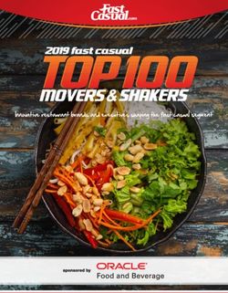 Innovative restaurant brands and executives shaping the fast casual segment