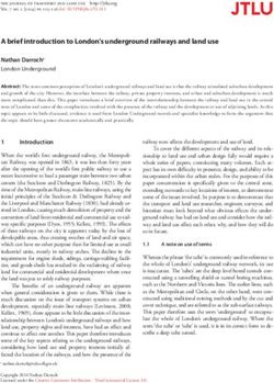 A brief introduction to London's underground railways and land use