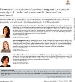 DIMENSIONS IN THE EVALUATION OF CREATIVITY IN INTEGRATED COMMUNICATION CAMPAIGNS. A CONTRIBUTION FOR ASSESSMENT IN THE EDUCATIONAL ENVIRONMENT - RECYT