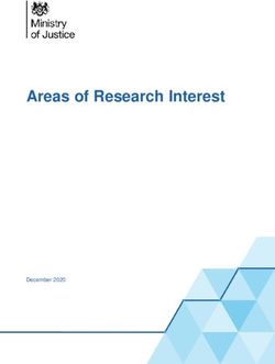 Areas of Research Interest - December 2020 - GOV.UK