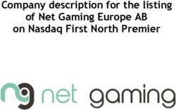 Company description for the listing of Net Gaming Europe AB on Nasdaq First North Premier