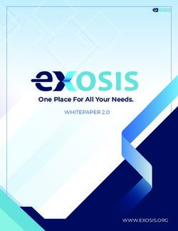 One Place For All Your Needs - WHITEPAPER 2.0 - WWW.EXOSIS.ORG