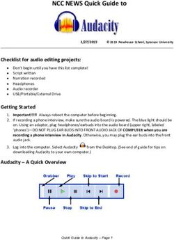NCC NEWS Quick Guide to - Syracuse University