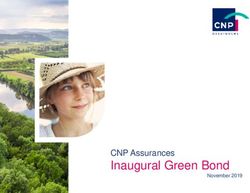 Inaugural Green Bond CNP Assurances - November 2019