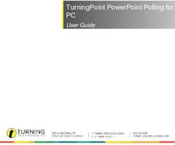 TURNINGPOINT POWERPOINT POLLING FOR - PC USERGUIDE