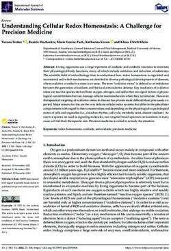 Understanding Cellular Redox Homeostasis: A Challenge for Precision ...