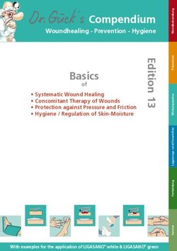 Compendium Woundhealing - Prevention - Hygiene - Ligasano