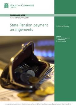 State Pension payment arrangements - BRIEFING PAPER - UK Parliament