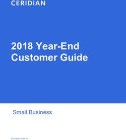 2018 Year-End Customer Guide - Small Business - Ceridian