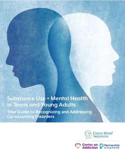 Substance Use + Mental Health in Teens and Young Adults - Your Guide to Recognizing and Addressing Co-occurring Disorders - Partnership for ...
