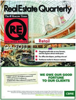 Real Estate Quarterly - Q4 2O11 Retail - The Moscow Times