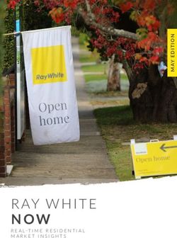 N OW REAL-TIME RESIDENTIAL MARKET INSIGHTS - Amazon AWS