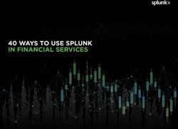 40 WAYS TO USE SPLUNK IN FINANCIAL SERVICES - Wall Street ...