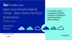 Next-Gen Private/Hybrid Cloud - Data Center Services & Solutions - Nordics 2021 Quadrant Report - Data Center Services ...
