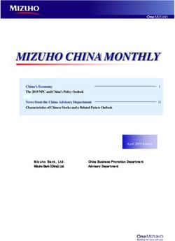 MIZUHO CHINA MONTHLY - Mizuho Bank