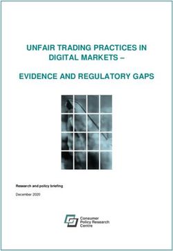 UNFAIR TRADING PRACTICES IN DIGITAL MARKETS - EVIDENCE AND REGULATORY GAPS