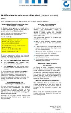 Notification form in case of incident (Paper of incident) - QS ...