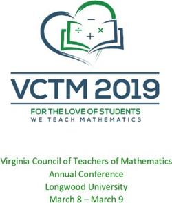 Virginia Council of Teachers of Mathematics Annual Conference Longwood University March 8 - March 9