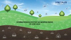 INTERIM RESULTS FOR THE SIX MONTHS ENDED 30 JUNE 2018 - Metair