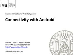 Connectivity with Android - Praktikum Mobile und Verteilte Systeme - Prof. Dr. Claudia Linnhoff-Popien Philipp Marcus, Mirco Schönfeld ...