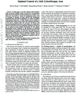 Optimal Control of a Soft CyberOctopus Arm