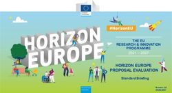 HORIZON EUROPE PROPOSAL EVALUATION - THE EU RESEARCH & INNOVATION PROGRAMME 2021 2027 - European ...