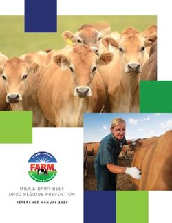 MILK & DAIRY BEEF DRUG RESIDUE PREVENTION - REFERENCE MANUAL 2020 - National Dairy ...