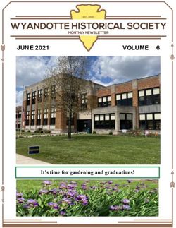 VOLUME 6 JUNE 2021 - The Wyandotte Historical Society