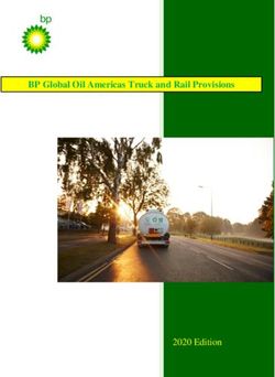BP Global Oil Americas Truck and Rail Provisions - 2020 Edition