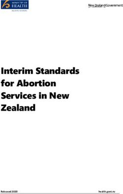 Interim Standards for Abortion Services in New Zealand - Released 2020 health.govt.nz - Ministry of Health
