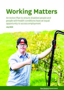 Working Matters An Action Plan to ensure disabled people and people with health conditions have an equal opportunity to access employment