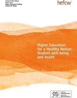 Higher Education for a Healthy Nation: Student well-being and health