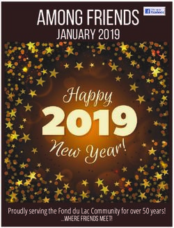 Among Friends January 2019 ...where friends meet! - Parishes Online