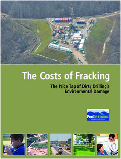 The Costs of Fracking - The Price Tag of Dirty Drilling's Environmental Damage