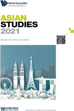 ASIAN STUDIES 2021 World Scientific