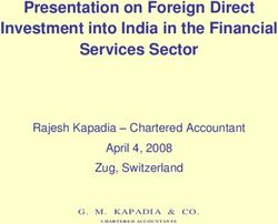 Presentation on Foreign Direct Investment into India in the Financial Services Sector - Rajesh Kapadia - Chartered Accountant April 4, 2008 Zug ...