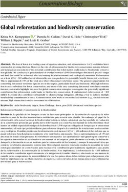 Global reforestation and biodiversity conservation