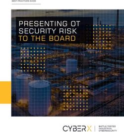 PRESENTING OT SECURITY RISK TO THE BOARD - CyberX