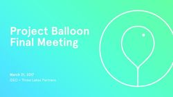 Project Balloon Final Meeting - March 21, 2017 IDEO + Three Lakes Partners - IPF Catalyst Challenge