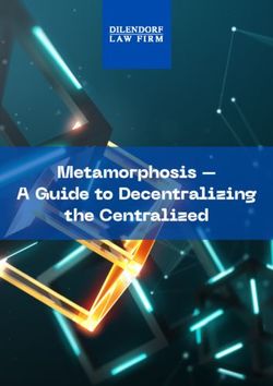 Metamorphosis - A Guide to Decentralizing the Centralized - Dilendorf Law Firm