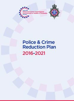 Police & Crime Reduction Plan 2016-2021