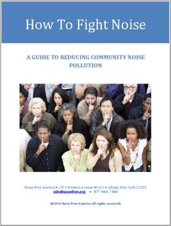 How To Fight Noise A GUIDE TO REDUCING COMMUNITY NOISE POLLUTION 877-664-7366