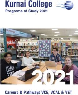 Kurnai College Programs of Study 2021