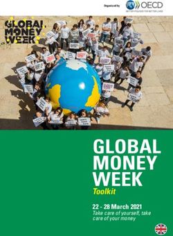 GLOBAL MONEY WEEK Toolkit 22 - 28 March 2021
