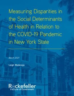 Measuring Disparities in the Social Determinants of Health in Relation to the COVID-19 Pandemic in New York State - Leigh Wedenoja