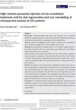 High-velocity pneumatic injection of non-crosslinked hyaluronic acid for skin regeneration and scar remodeling: A retrospective analysis of 115 ...