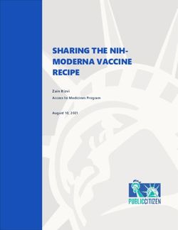 SHARING THE NIH-MODERNA VACCINE RECIPE - Public ...