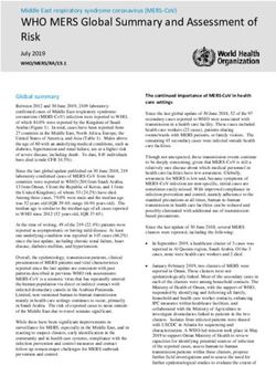 WHO MERS Global Summary and Assessment of Risk - DAV ...