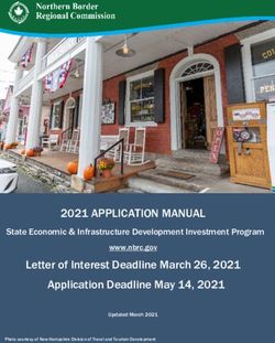 2021 APPLICATION MANUAL - Letter of Interest Deadline March 26, 2021 Application Deadline May 14, 2021 - Northern Border Regional ...